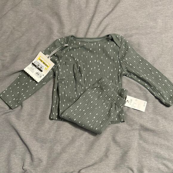 Cloud Island 3-6 Month 2-Piece Pajama Set - Picture 2 of 4